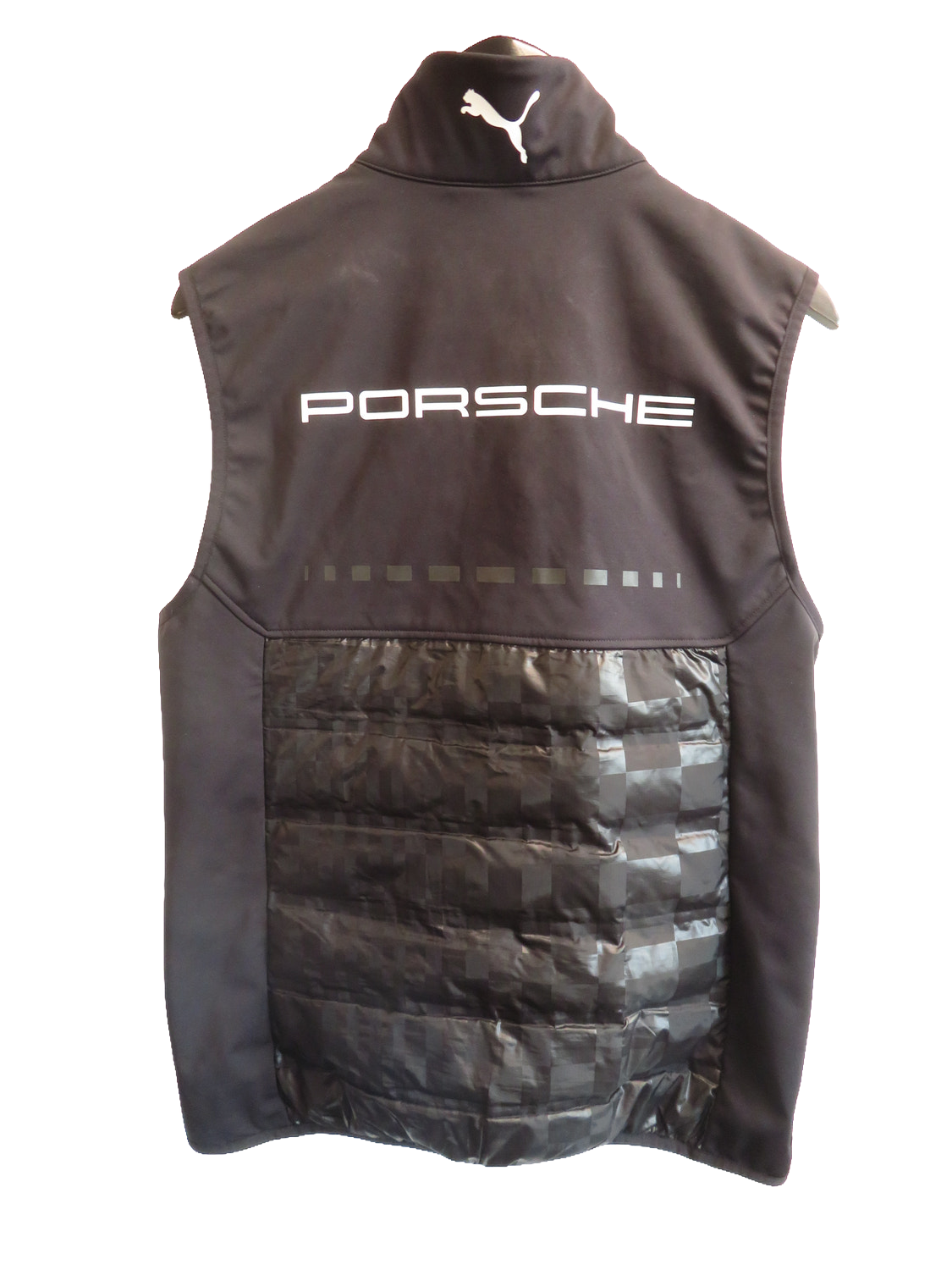 Puma Porsche Motorsport Gilet Bodywarmer EU M US S Black Red Mens Padded Zip