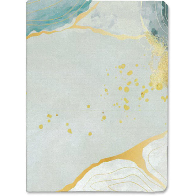 Compton Care A5 Hardback Notebook - Blue & Gold