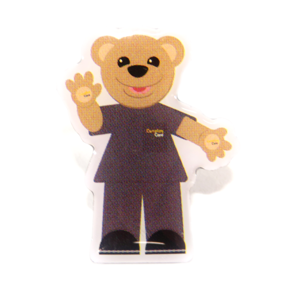 Compton Care - Custard Bear Pin Badge