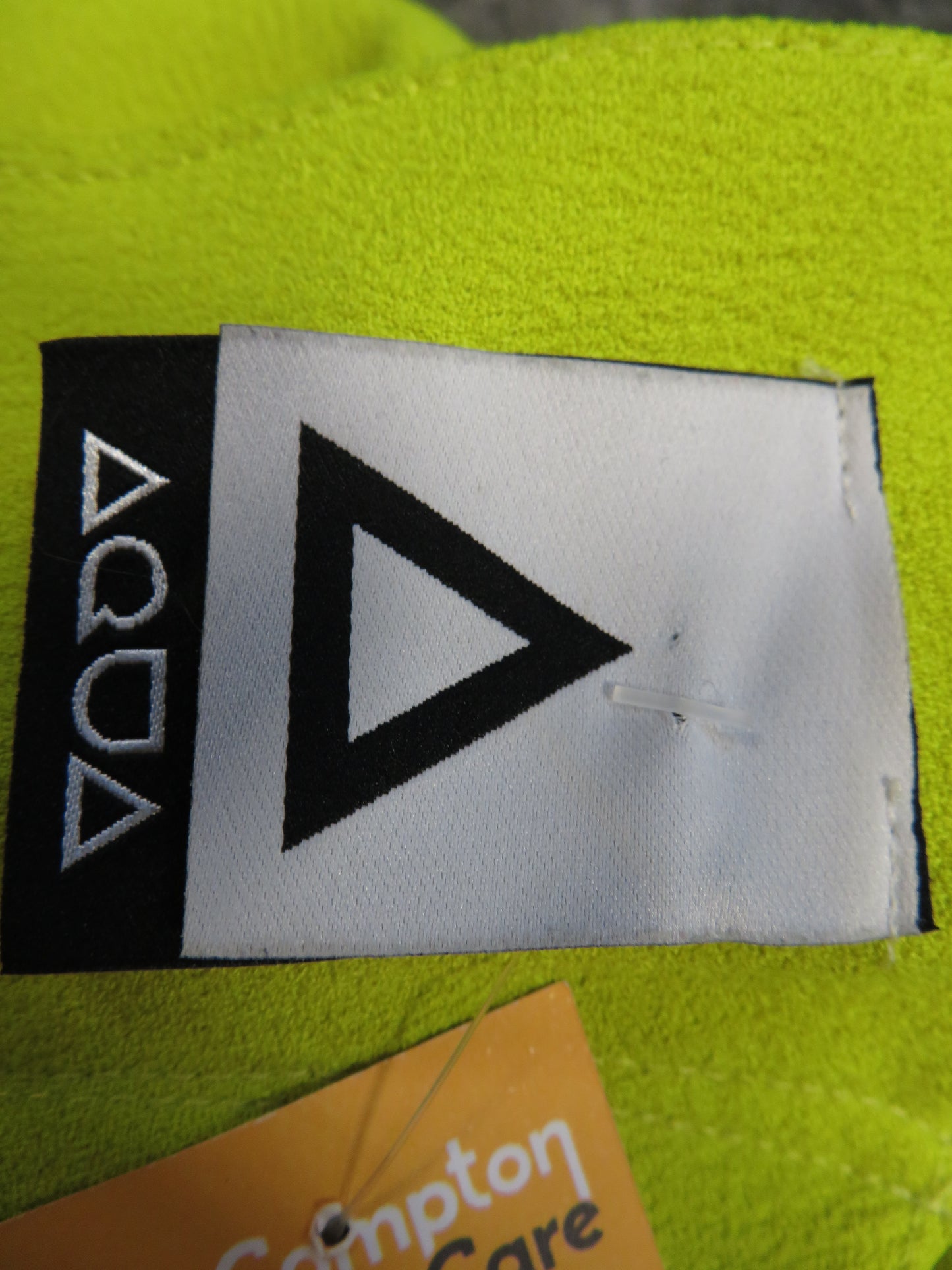 AQ/AQ - Lime Yellow Structured Skater Dress