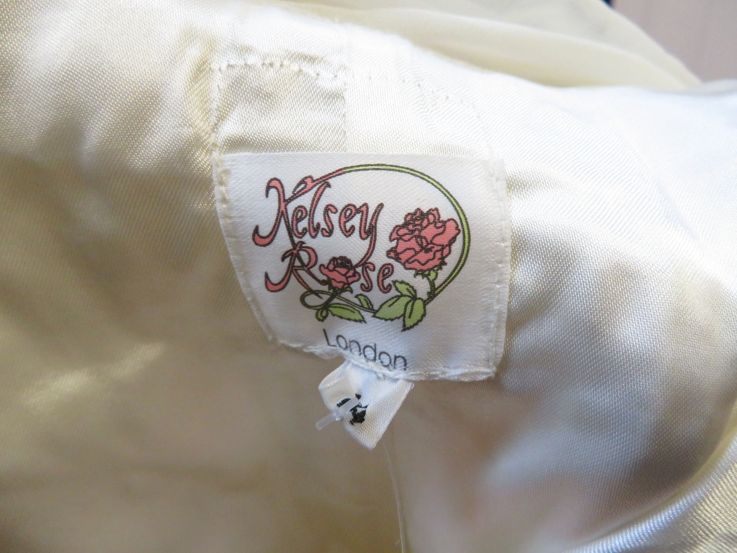 Kelsey Rose - White Wedding Dress - Backless Beaded Vintage Style