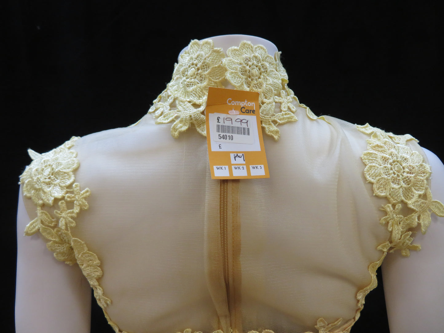 Princess Yellow Cocktail Prom Dress