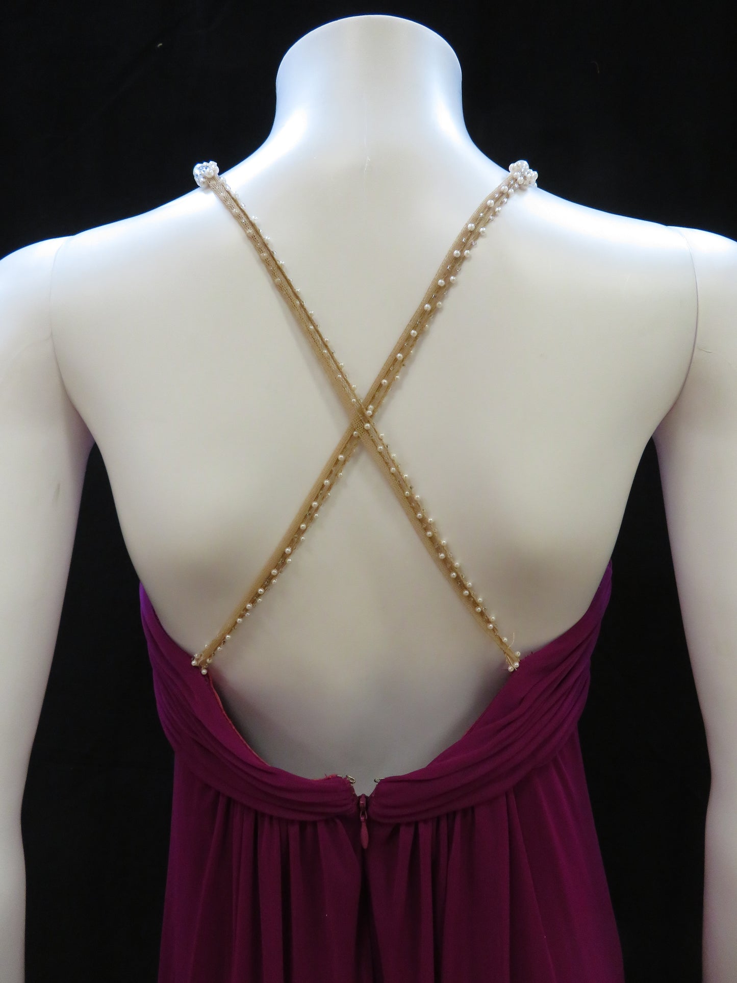 Xscape - Joanna Chen - Magenta Party Dress