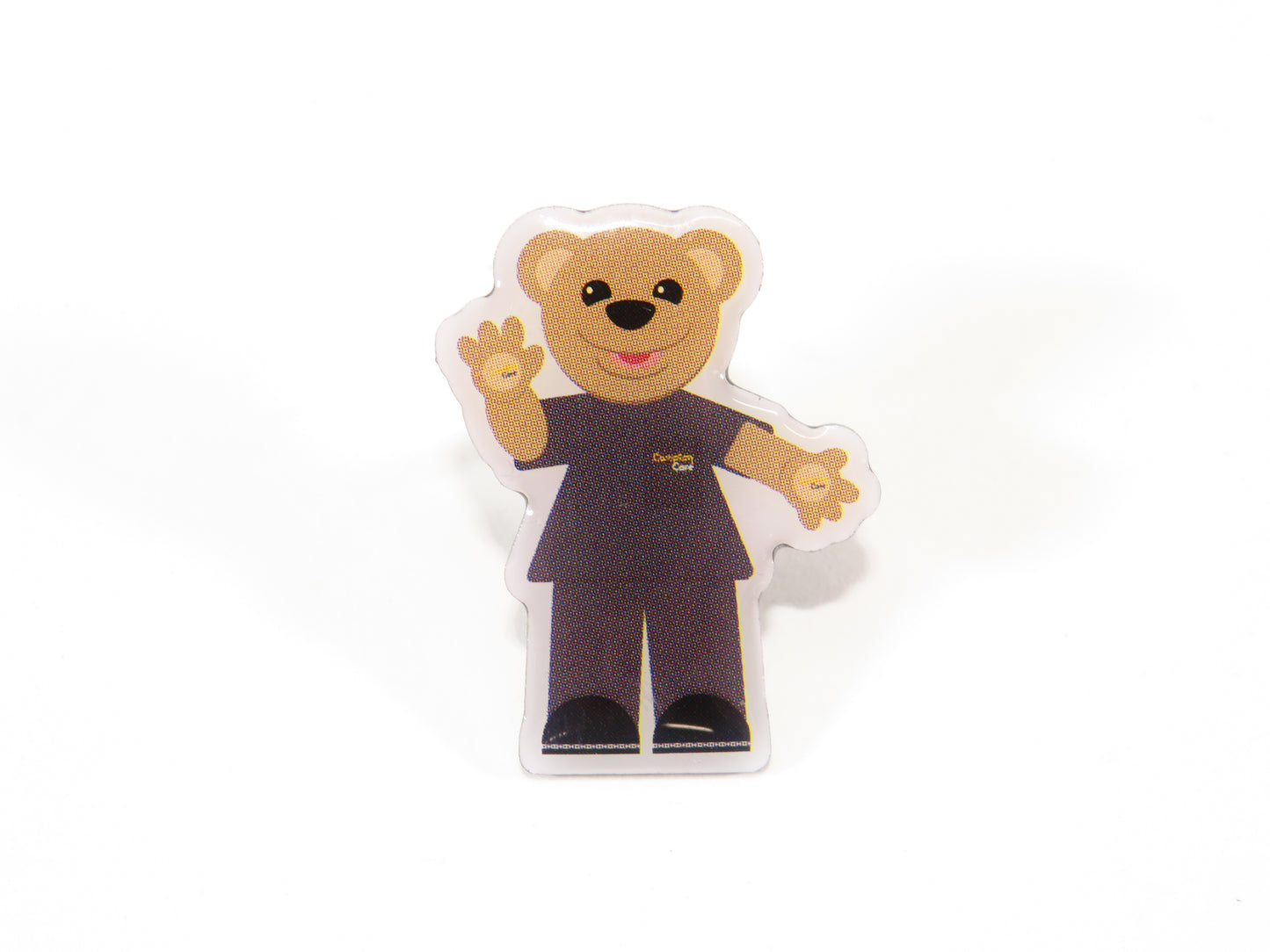 Compton Care - Custard Bear Pin Badge