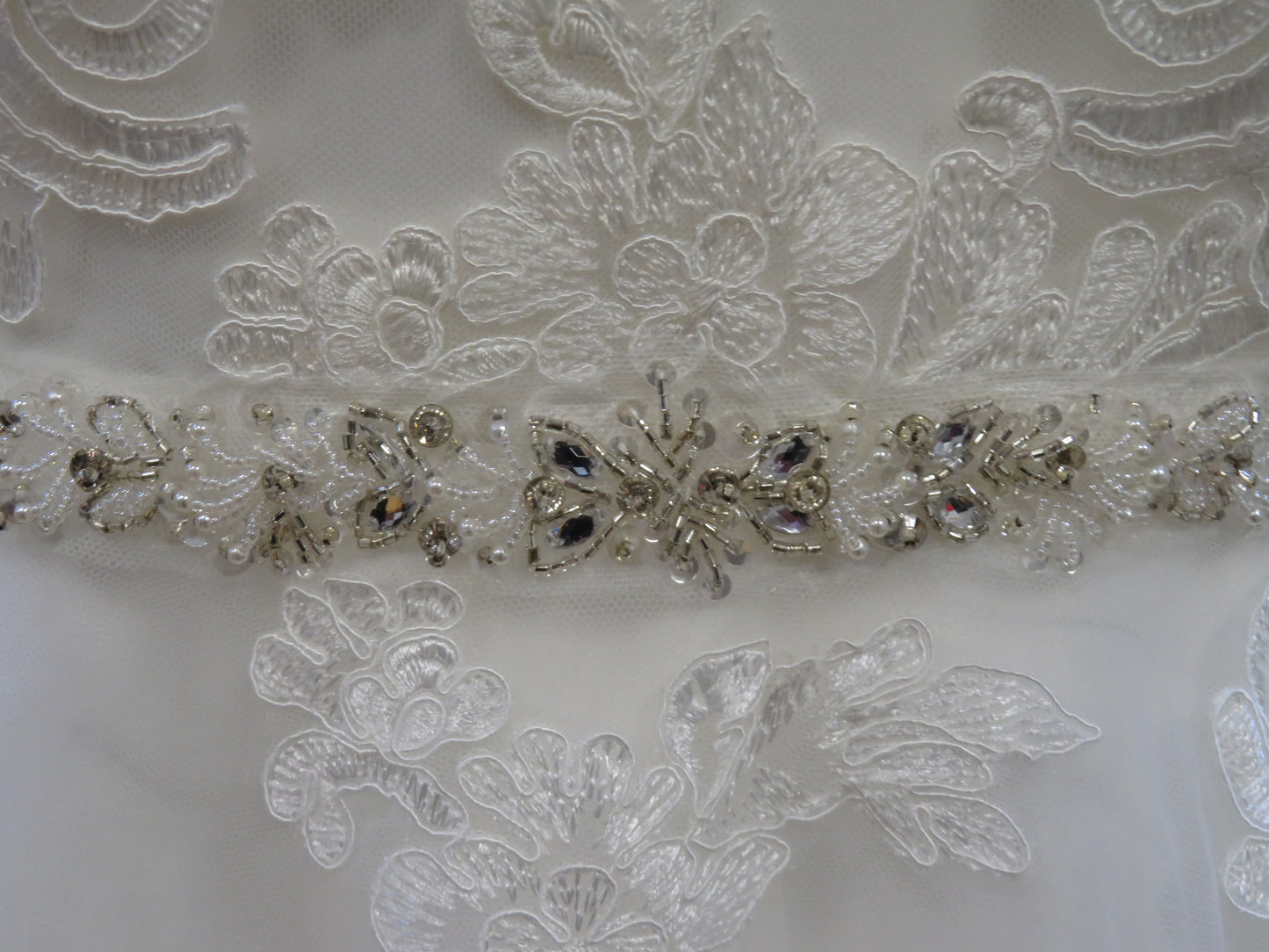 Classic White Wedding Dress - Size 22