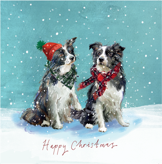 Compton Care - 10 x Charity Christmas Cards - 15 x 15cm - Keeping Warm