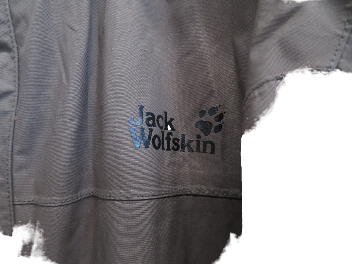 Jack Wolfskin Texapore Mens Parka Jacket L Brown Waterproof Hooded Fleece Lined