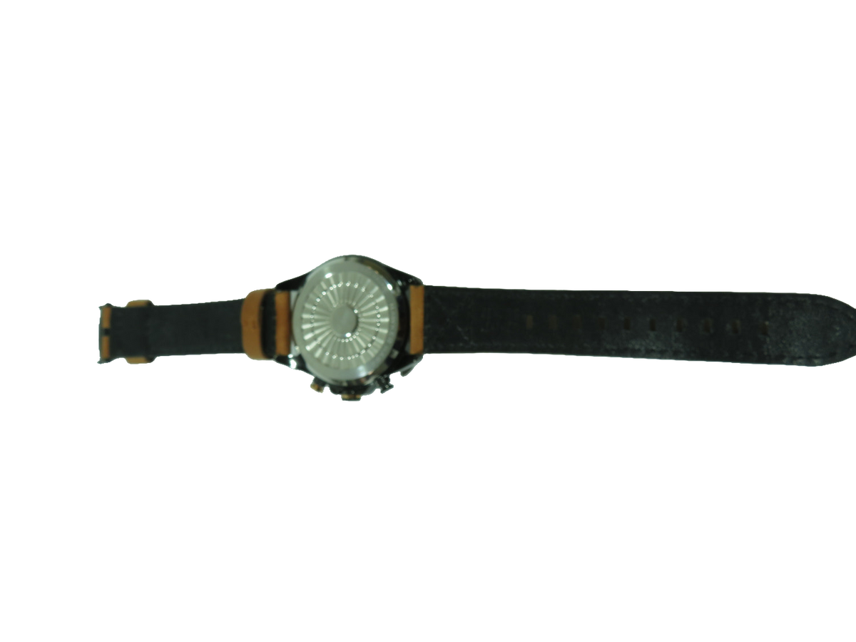 AVI-8 Hawker Harrier Matador Mens Chronograph Watch Black Brown Leather Strap
