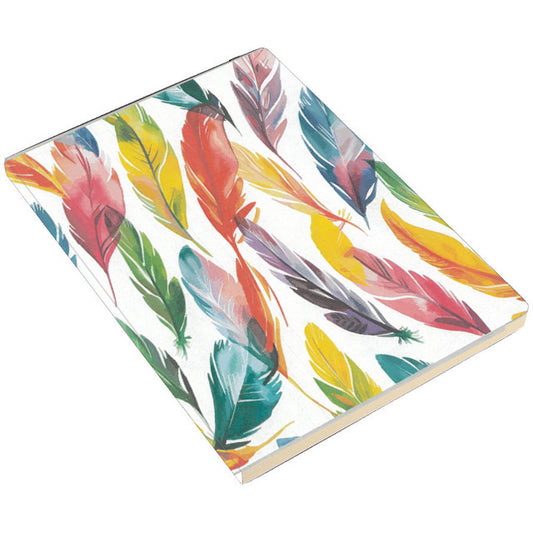 Compton Care A5 Hardback Notebook - Feathers