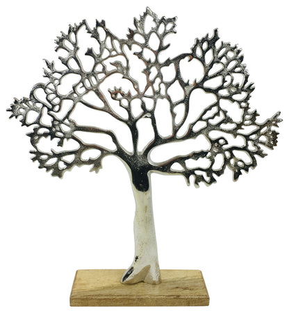 Large Silver Tree Ornament - 42cm