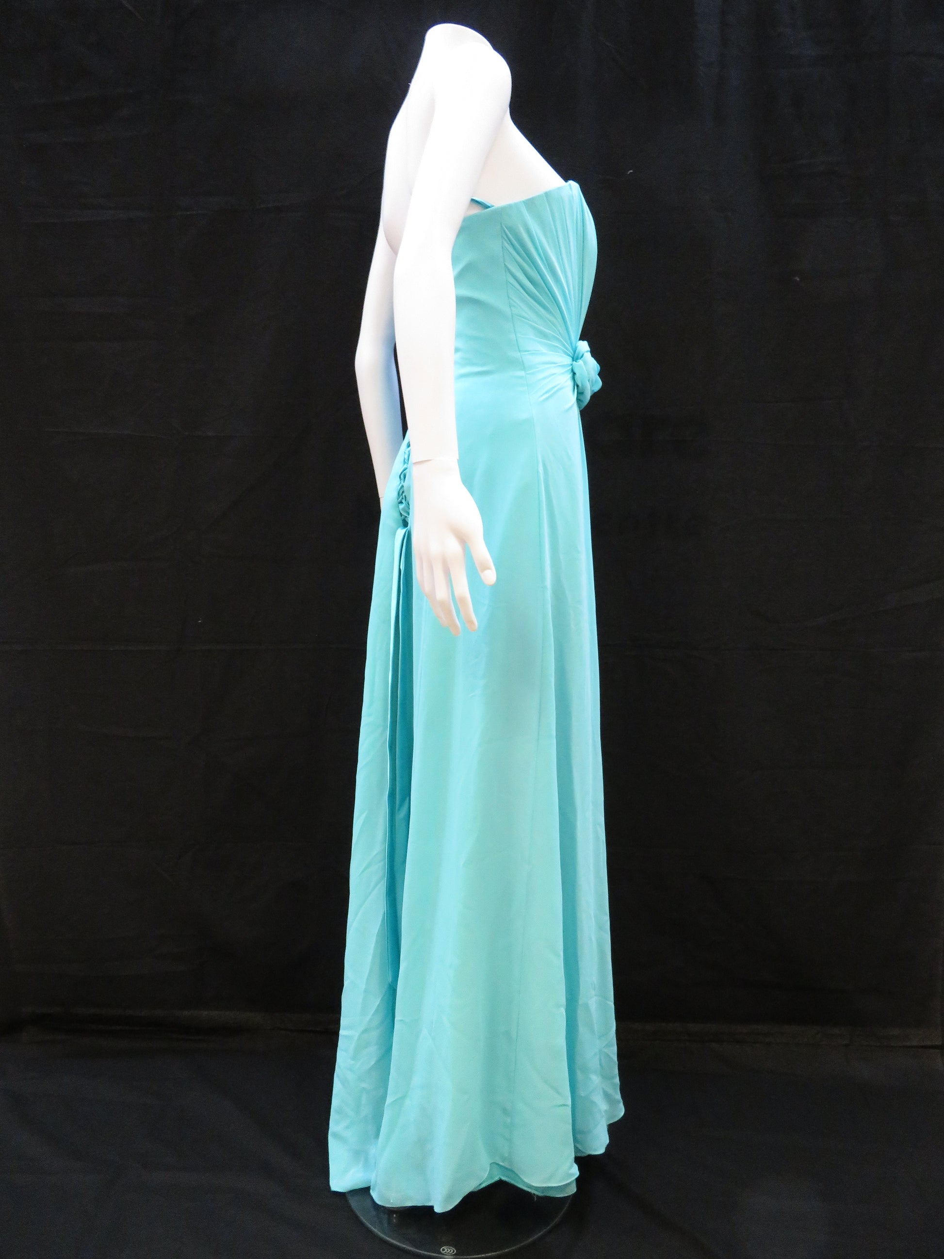 Ebony Rose Aqua Blue Prom Dress – Compton Care