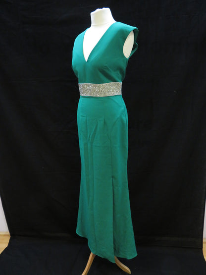 JS Collections - Green Prom Evening Gown