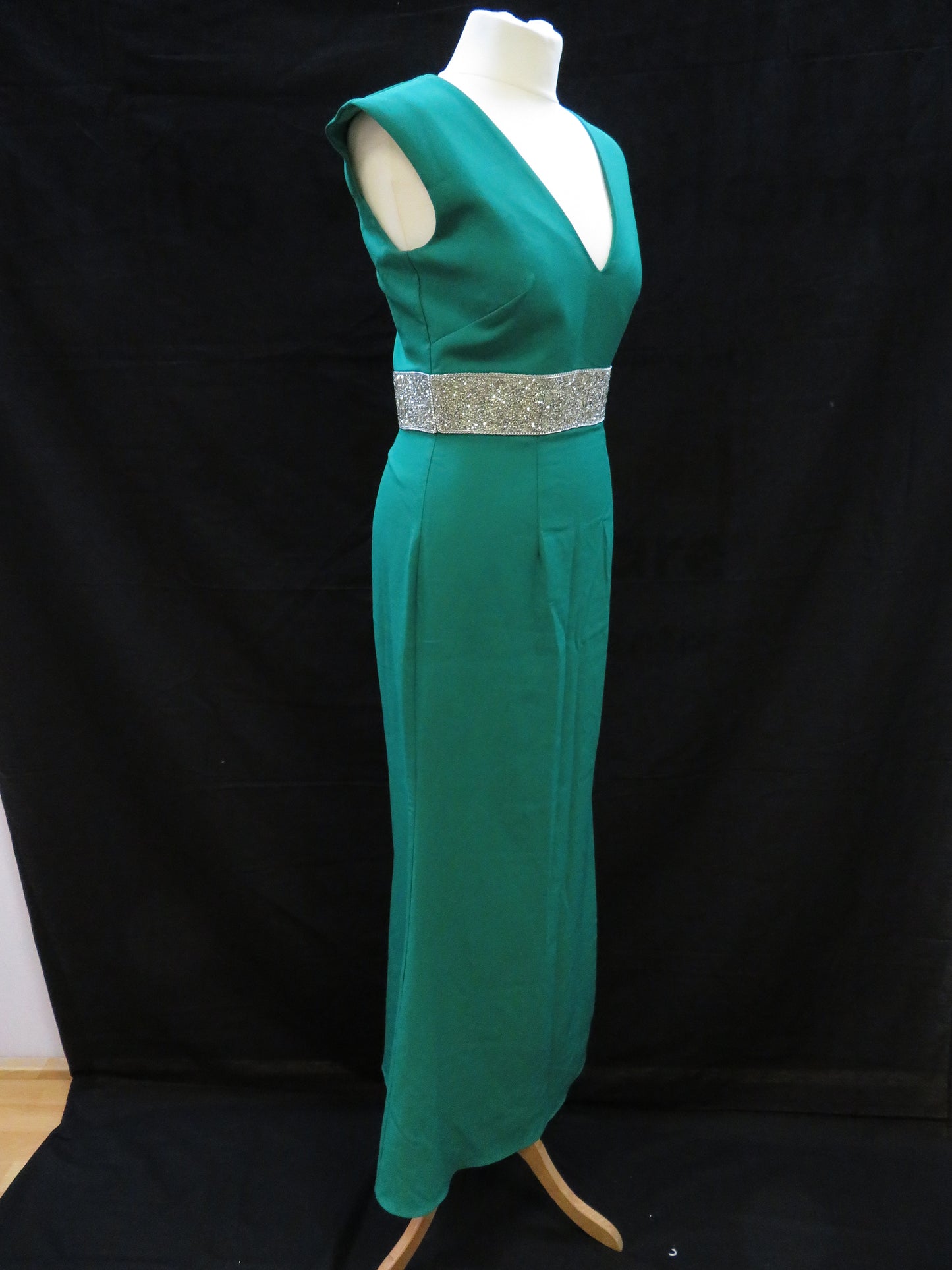 JS Collections - Green Prom Evening Gown