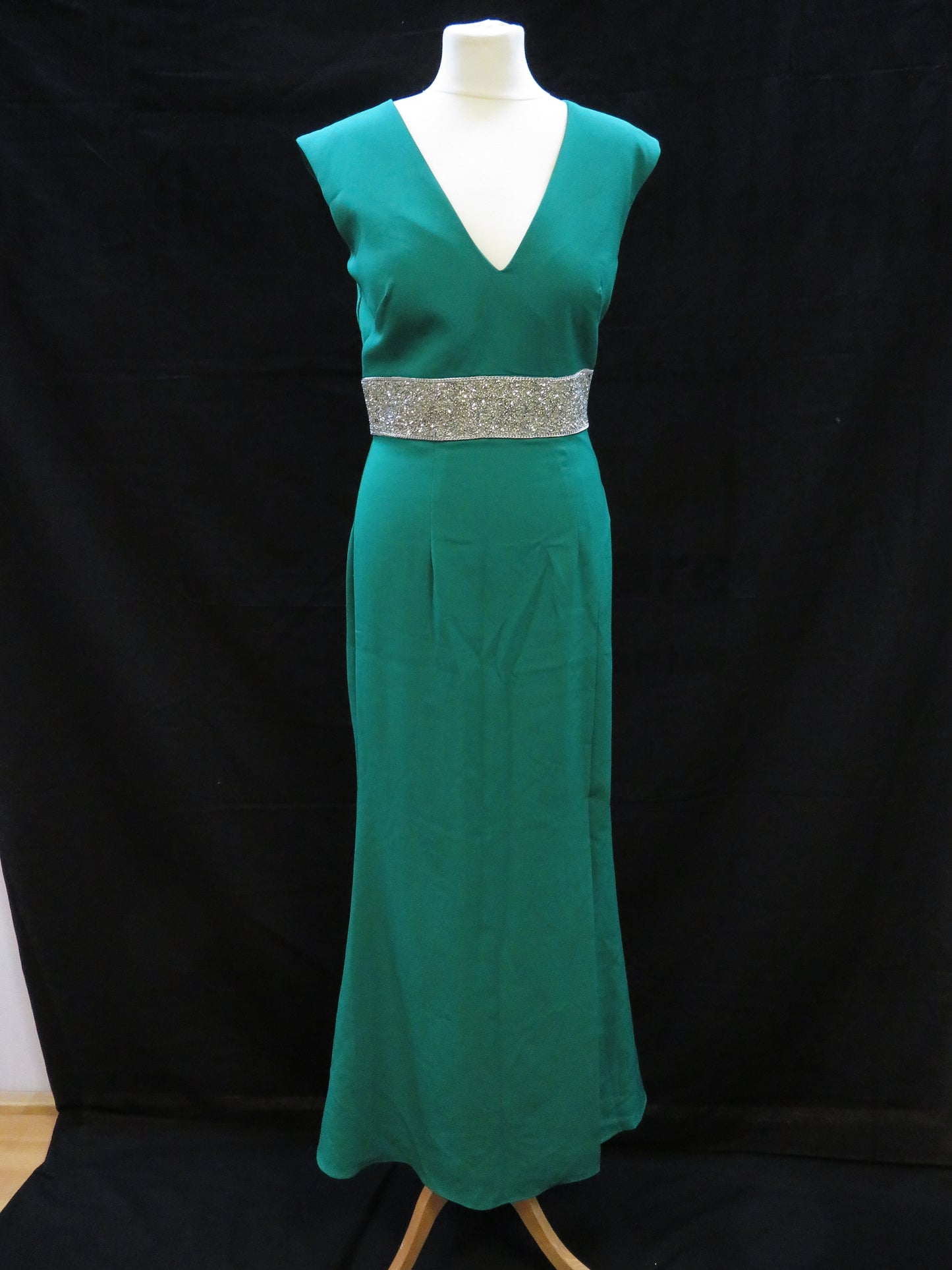 JS Collections - Green Prom Evening Gown