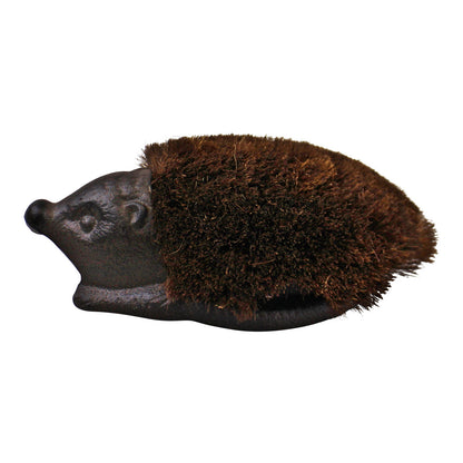 Hedgehog Design Cast Iron Garden Boot Brush