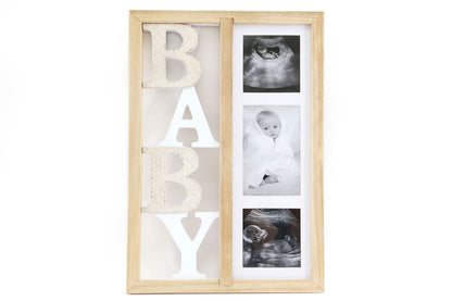 Baby Three Photograph Wooden Frame