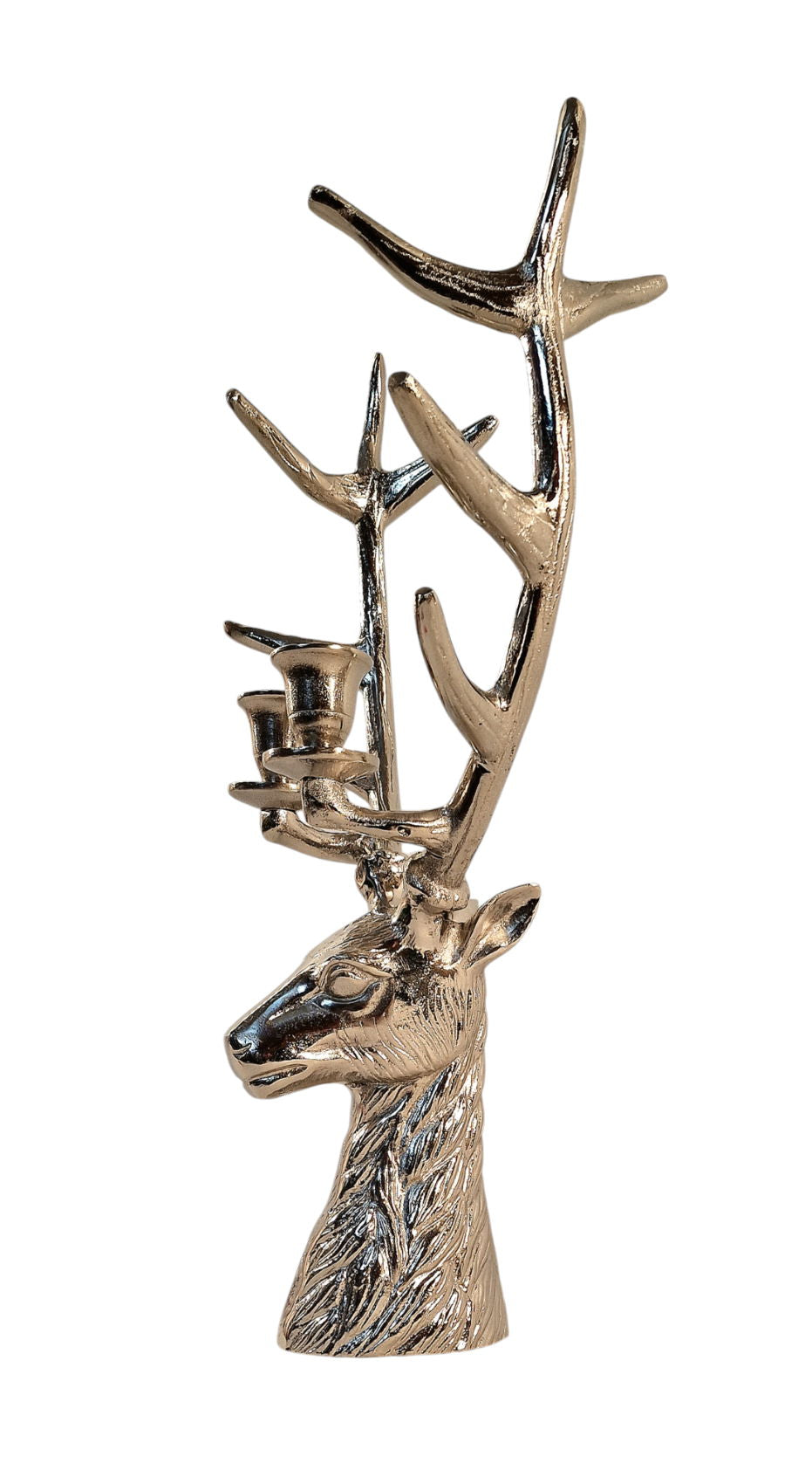 Stag 2 Piece Dinner Candle Holder - 50cm