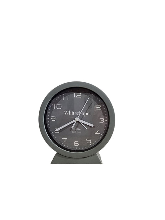 Grey Removable Mantle Clock - 15cm