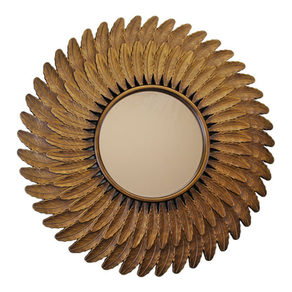 Bronze Effect - Feather Frame Mirror