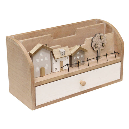 Letter Rack With Drawers - Wooden Houses Design