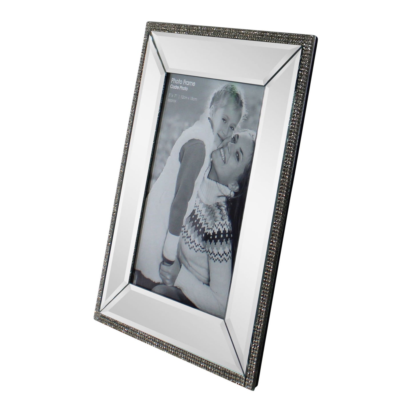 Freestanding Photo Frame With Crystal Detail