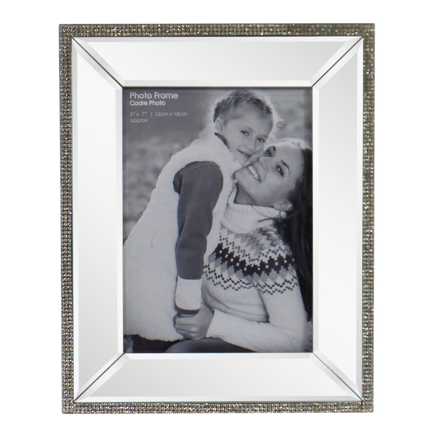 Freestanding Photo Frame With Crystal Detail