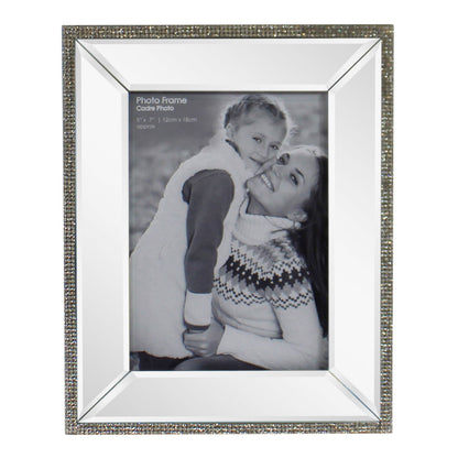 Freestanding Photo Frame With Crystal Detail