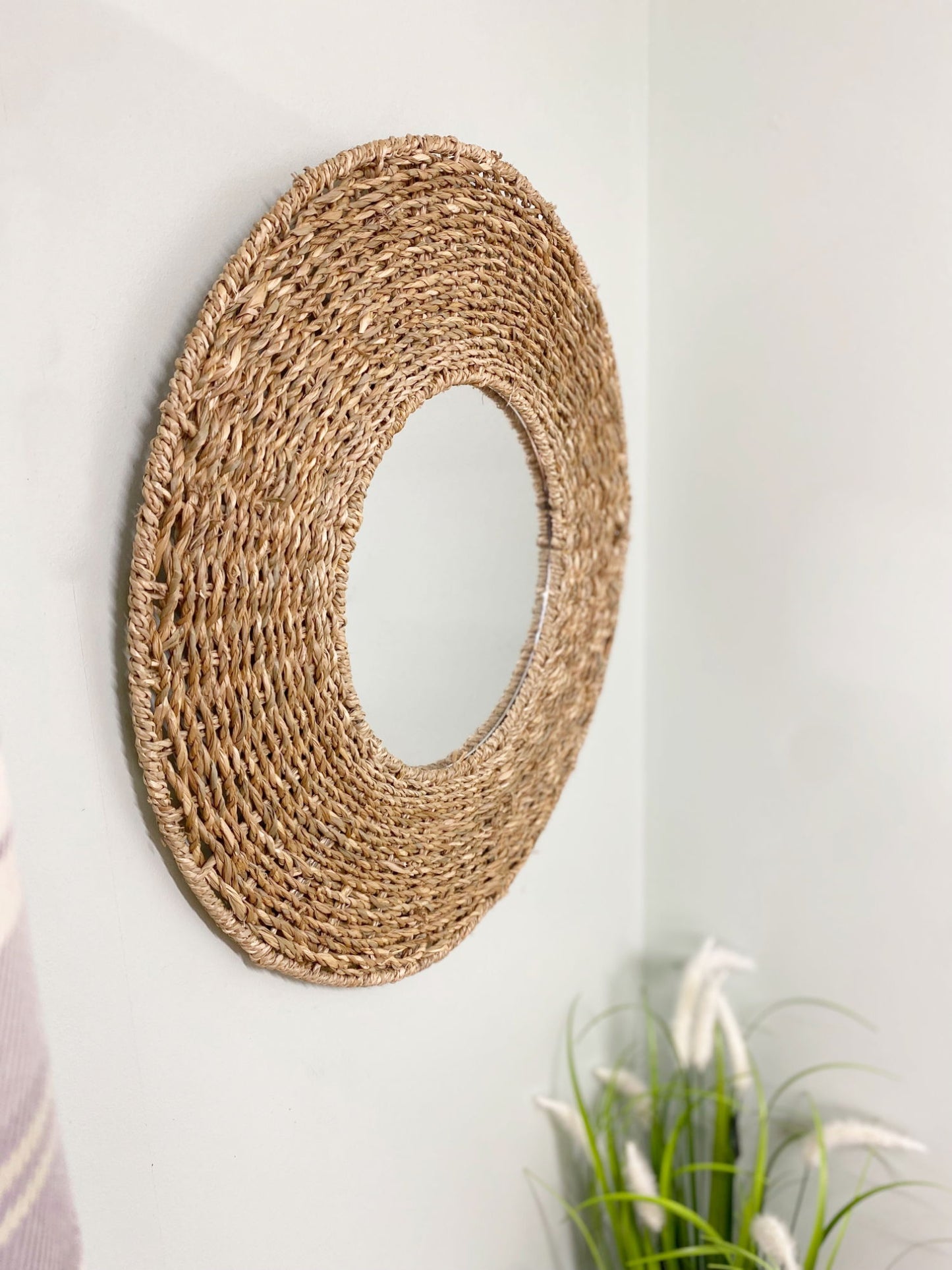 Natural Seagrass Mirror