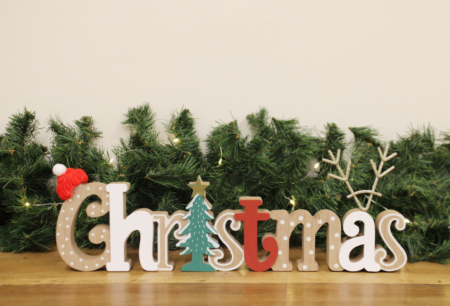 Freestanding Wooden Christmas Decoration