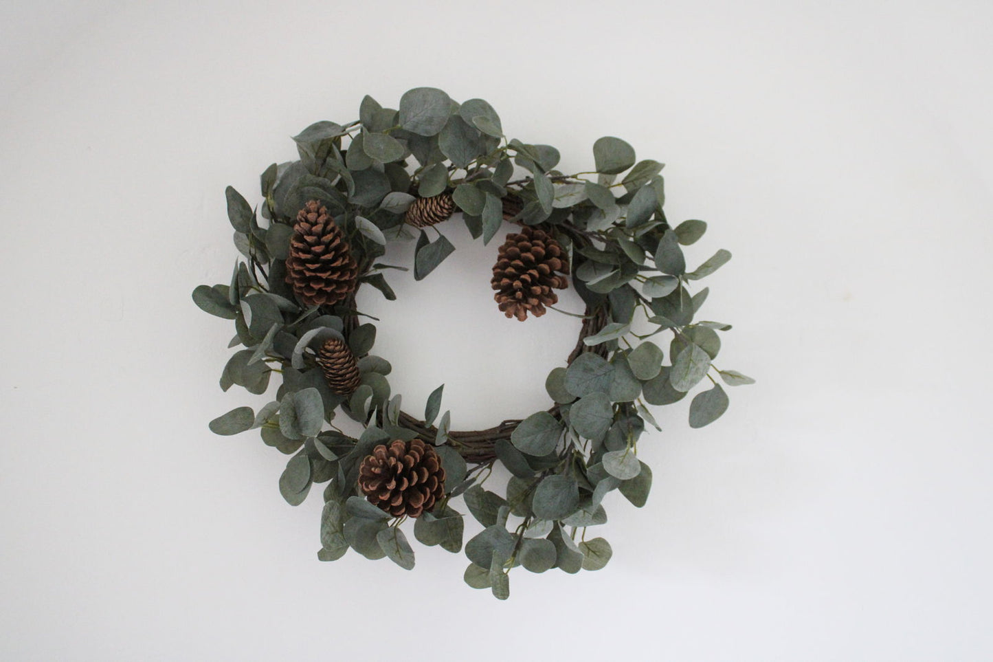 Eucalyptus & Pinecone Wreath - 50cm x 50cm