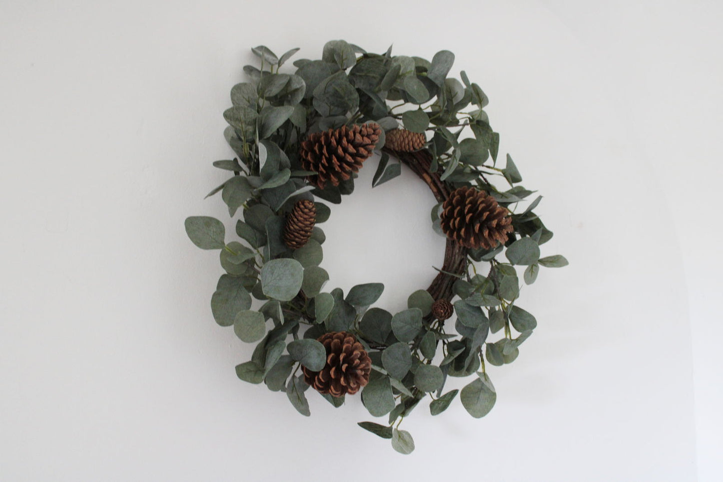 Eucalyptus & Pinecone Wreath - 50cm x 50cm