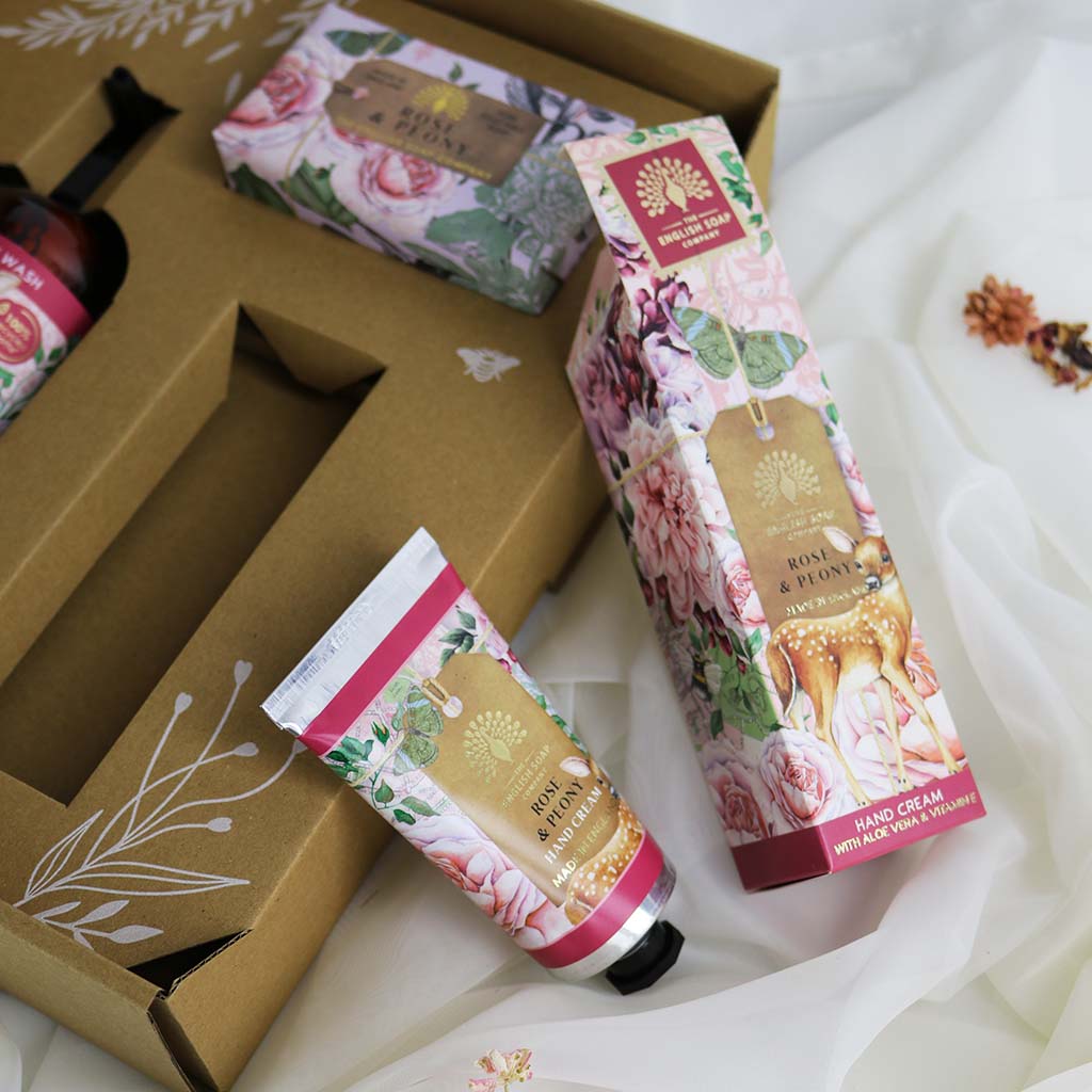 Rose & Peony Scented Luxury Hand & Body Care Gift Set