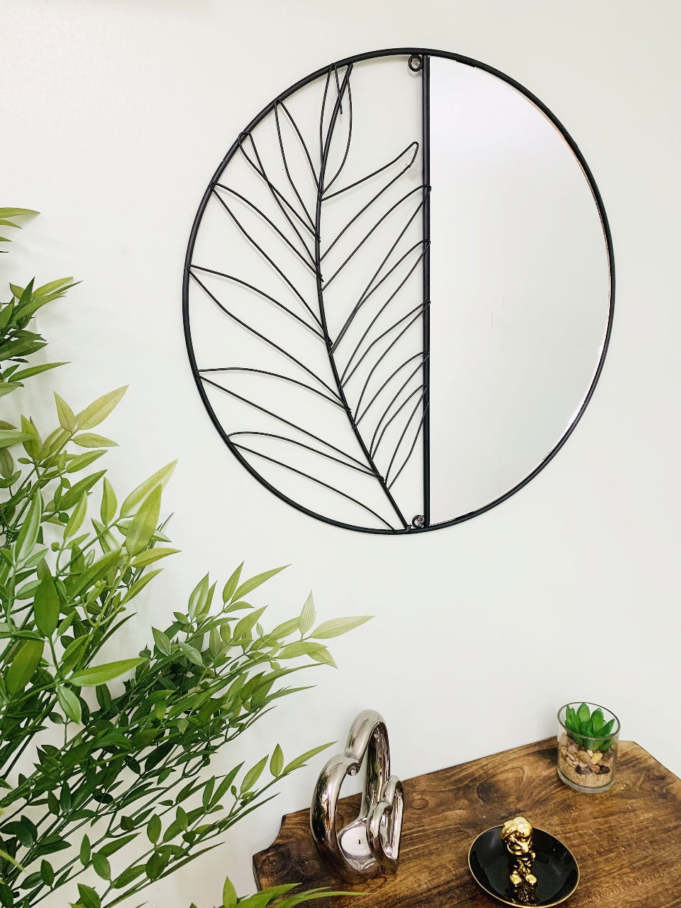 Synergy Metal - Wall Leaf Mirror