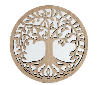 Tree Of Life Mirror - Round Cut Out