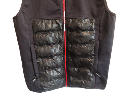 Puma Porsche Motorsport Gilet Bodywarmer EU M US S Black Red Mens Padded Zip