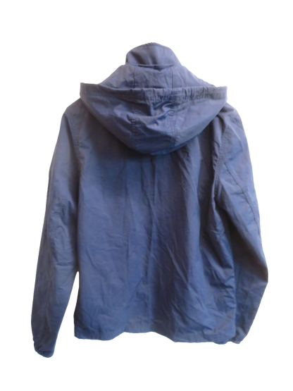 Tommy Jeans Windbreaker Jacket XS Navy Blue Hooded Full Zip Mens Lightweight
