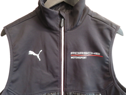 Puma Porsche Motorsport Gilet Bodywarmer EU M US S Black Red Mens Padded Zip