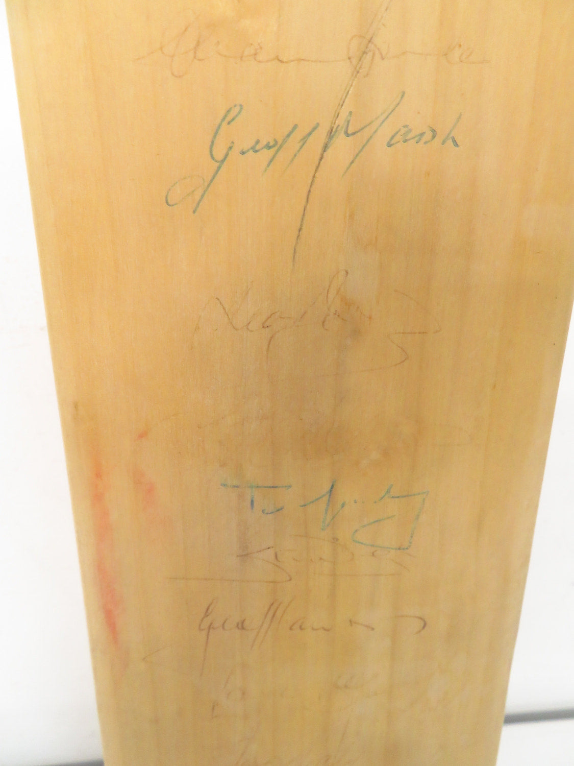 Gray-Nicolls Mini Cricket Bat Ashes 1989 Signed Geoff Marsh Australia Team XXXX