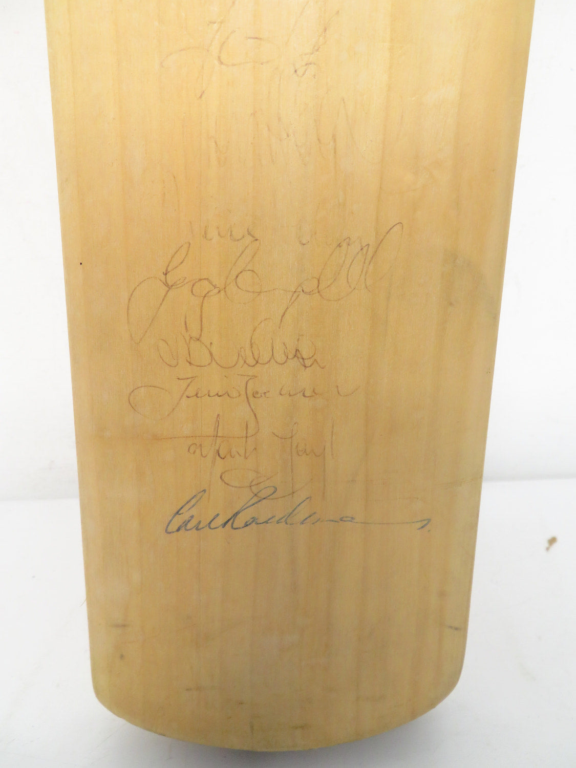 Gray-Nicolls Mini Cricket Bat Ashes 1989 Signed Geoff Marsh Australia Team XXXX