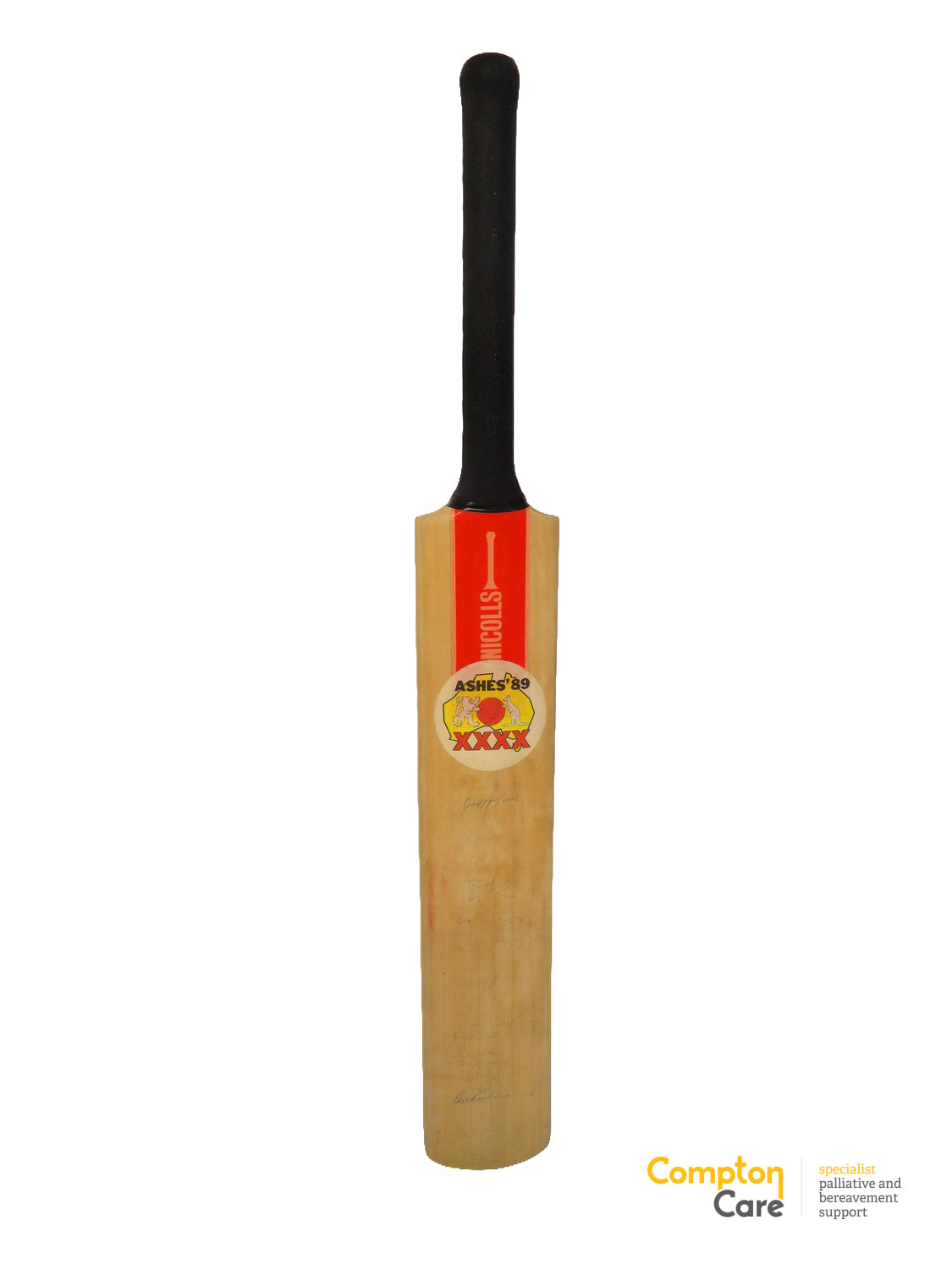 Gray-Nicolls Mini Cricket Bat Ashes 1989 Signed Geoff Marsh Australia Team XXXX