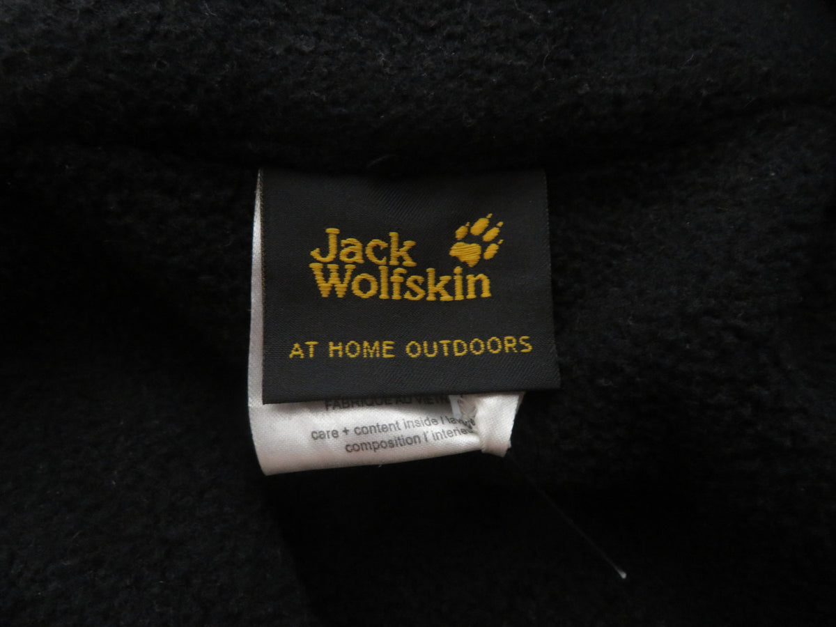 Jack Wolfskin Texapore Mens Parka Jacket L Brown Waterproof Hooded Fleece Lined